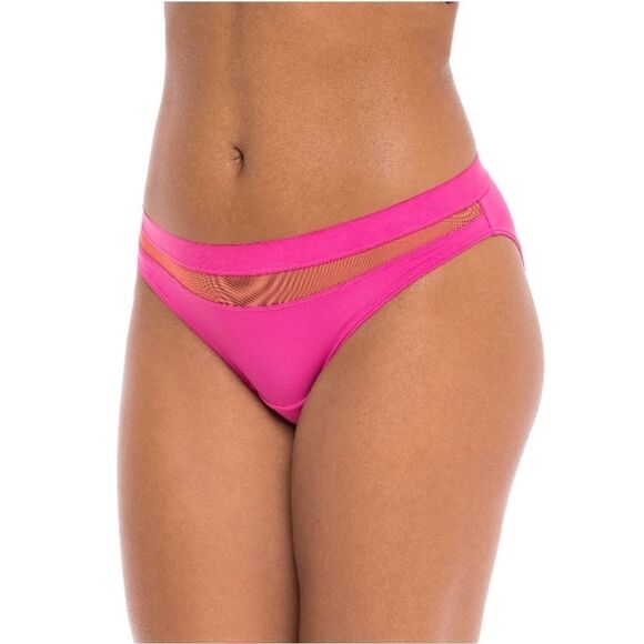 Womens Juniors Plus Mesh Madness Bikini Panties Underwear Briefs 2, 3 Packs - Picture 5 of 5